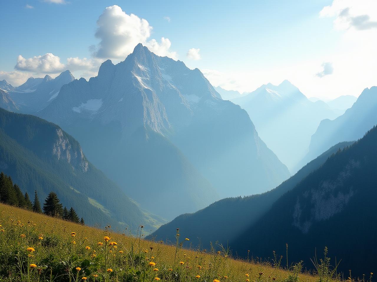 Salzburger Alpen Panorama